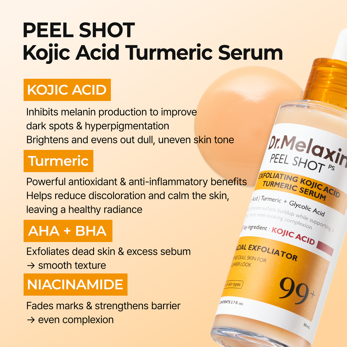 Peel Shot Kojic Acid Turmeric Duo - image 9